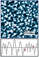 TipCheck AFM tip test sample on 12mm AFM disc